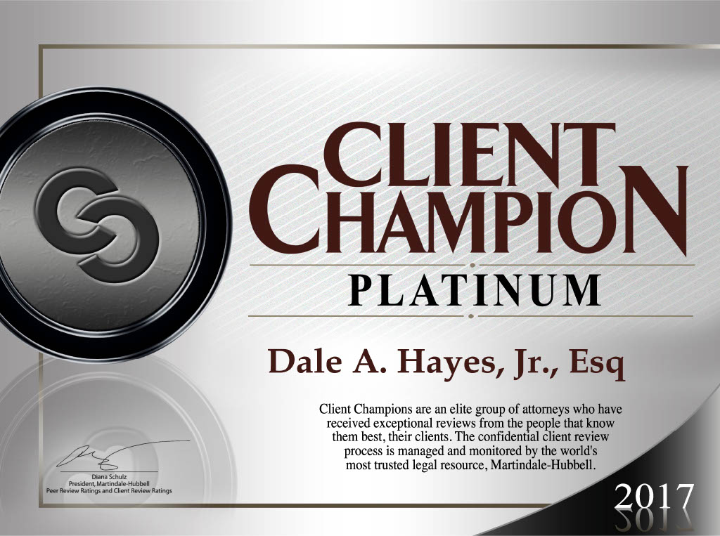 dale-a-hayes-2017-client-champion award